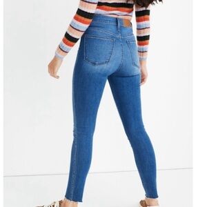 Madewell Women's Skinny Roadtripper Jeans in Vibrant Blue